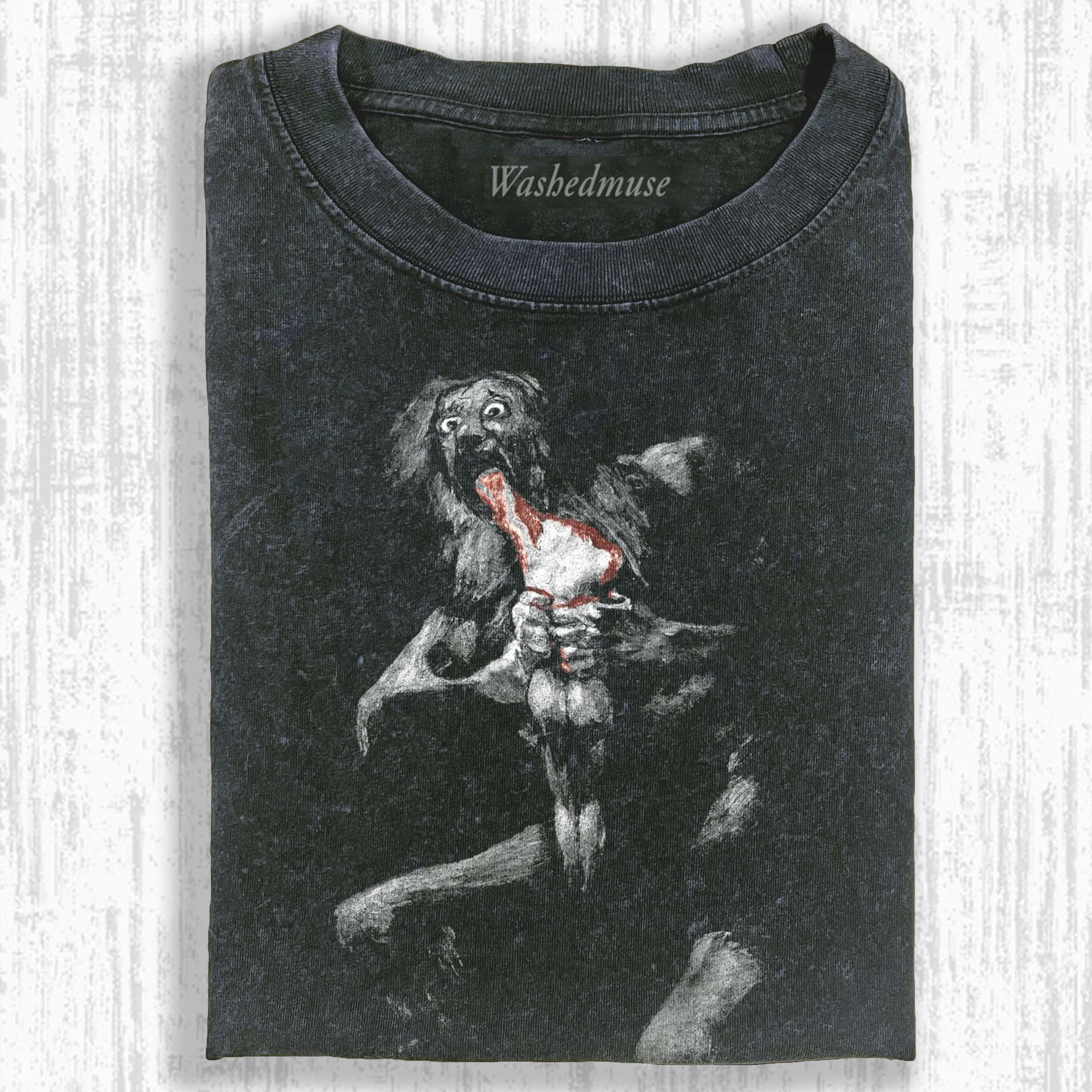 SATURN SWALLOWS HIS SON  T-SHIRT