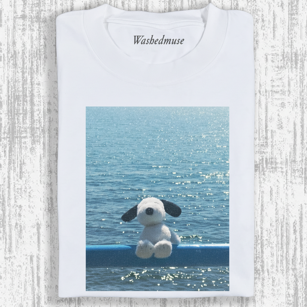 SOBI WAITING FOR THE TIDE  T-SHIRT