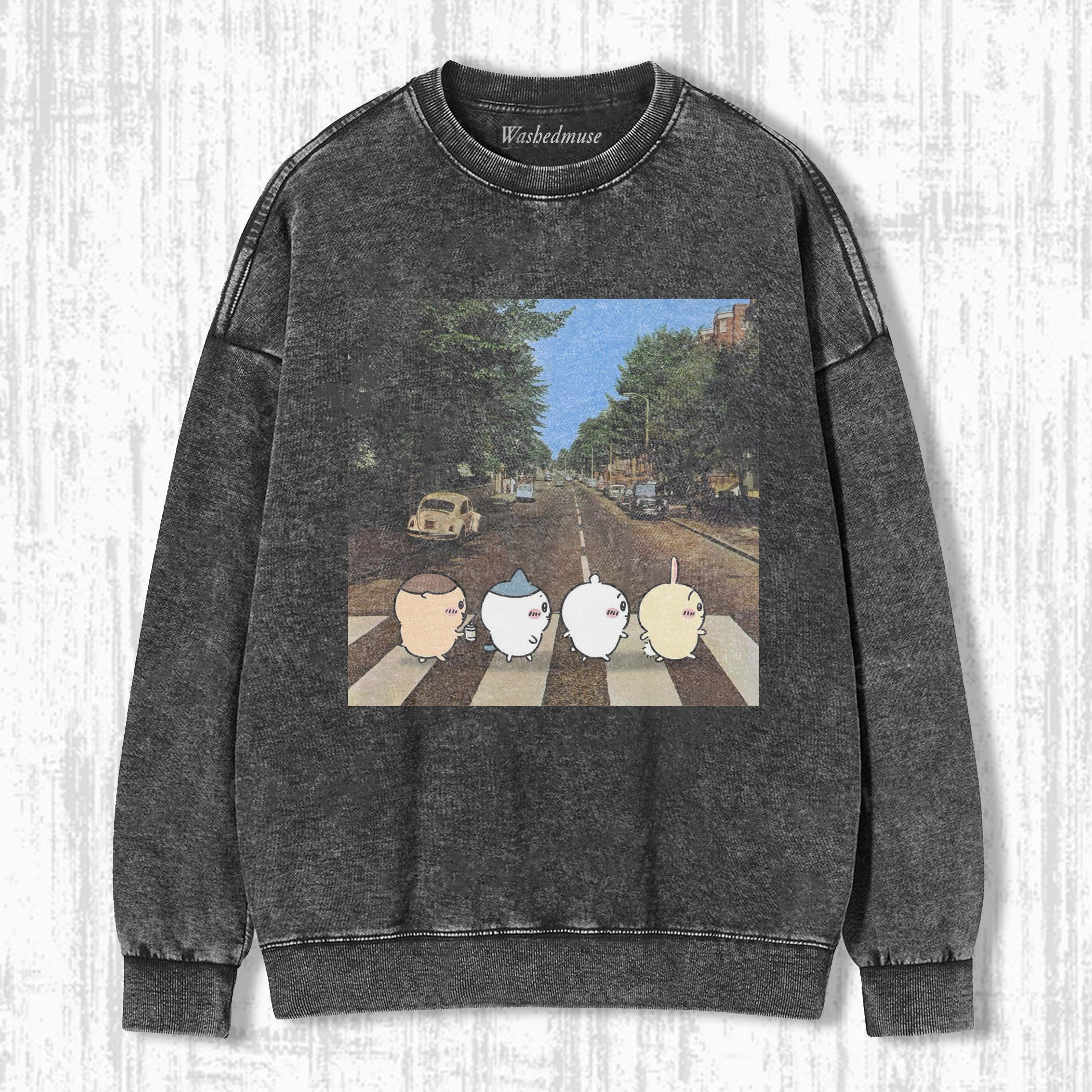 STREET CROSSING CREW SWEATSHIRTS