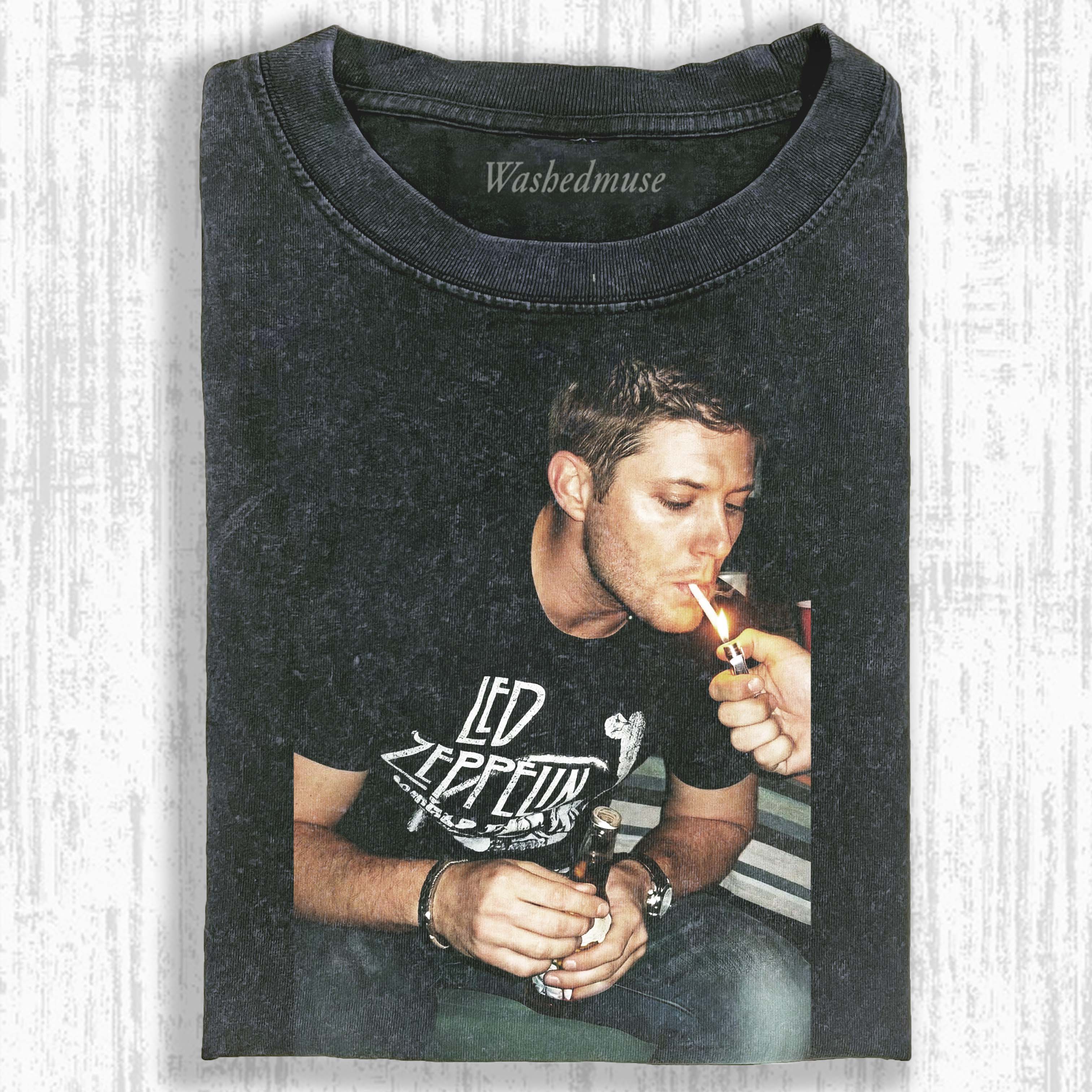 VINTAGE BAR SMOKE FILM PRINT T-SHIRT 