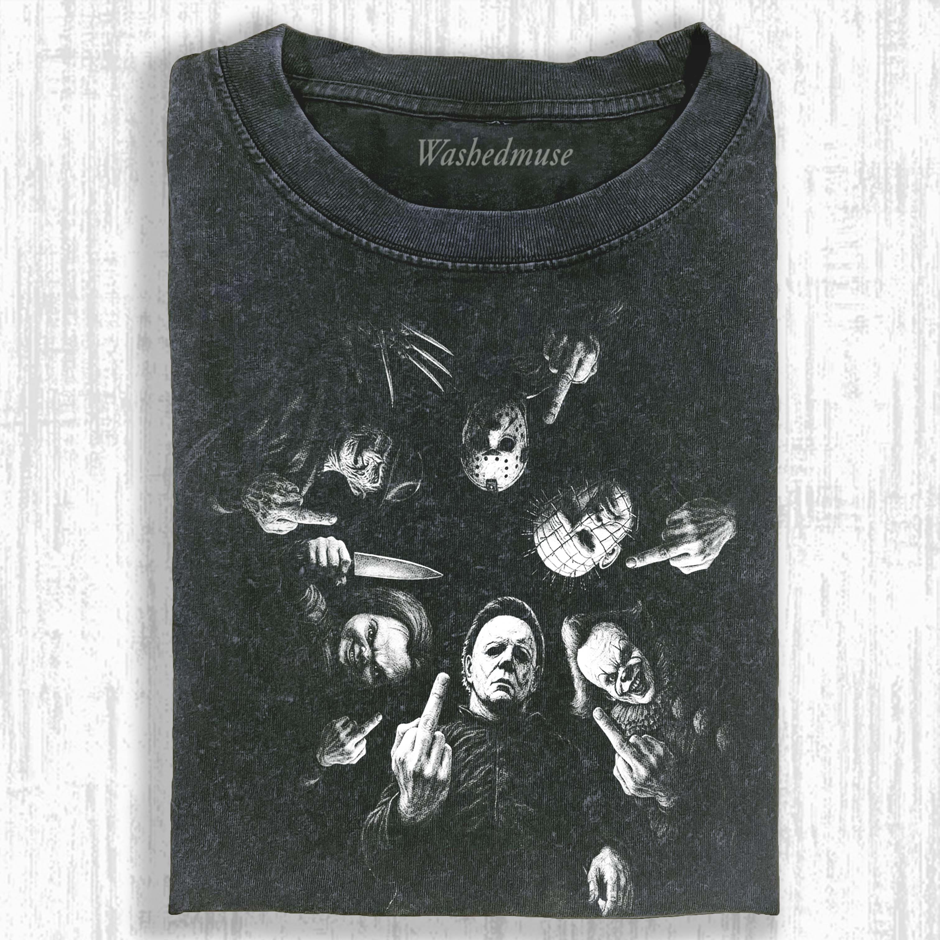 VINTAGE REBEL HORROR CREW T-SHIRT