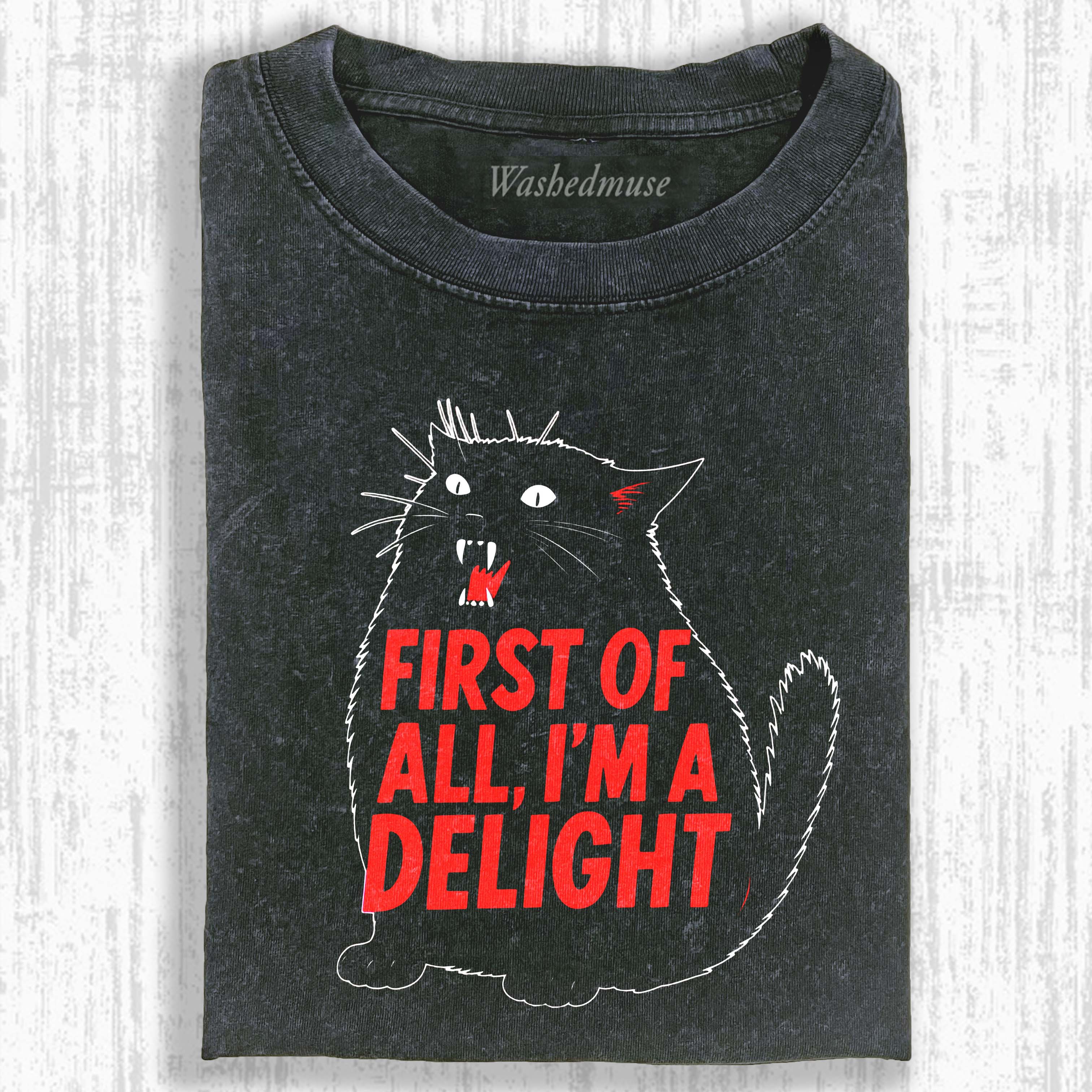 WACKY CAT T-SHIRT