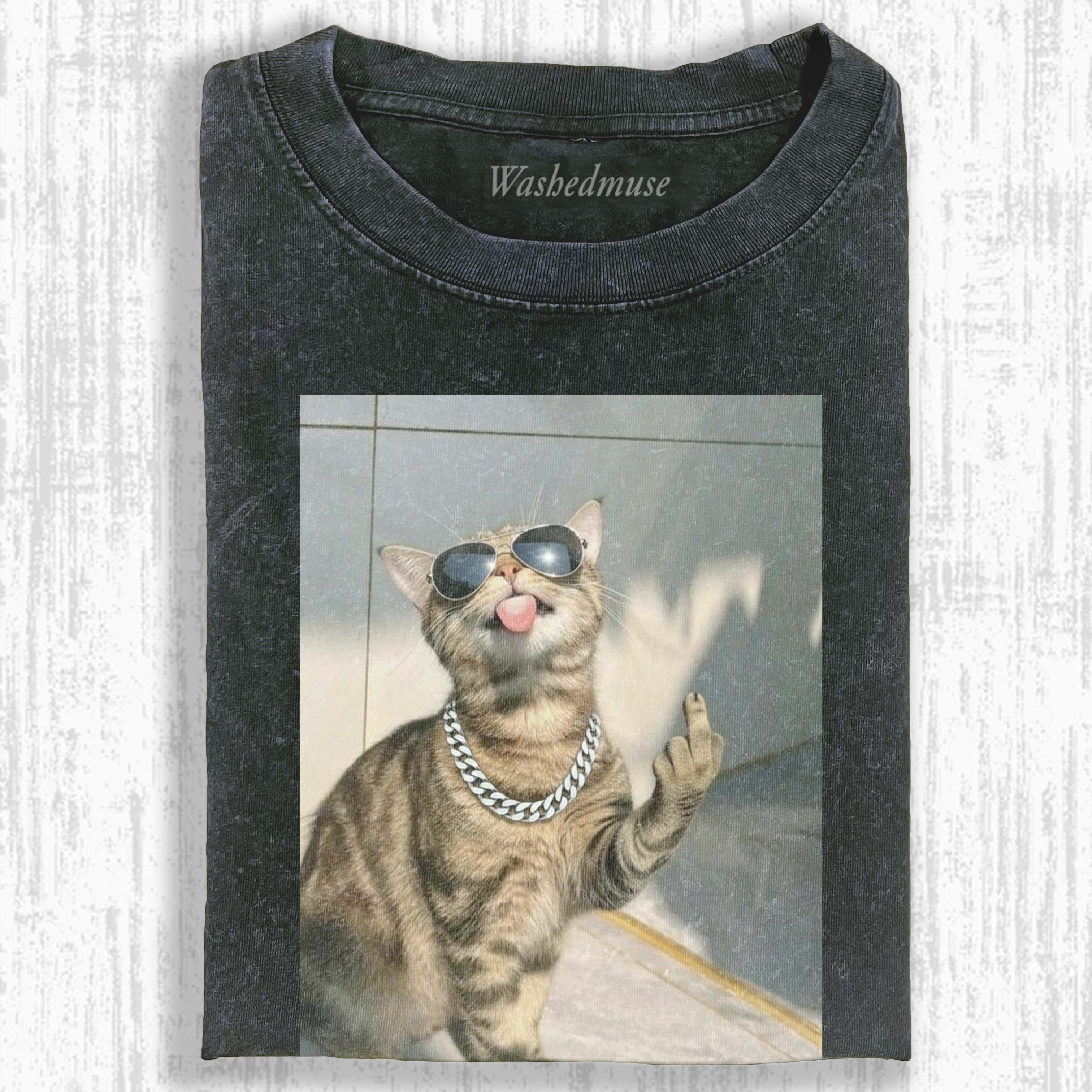 WACKY CAT T-SHIRT