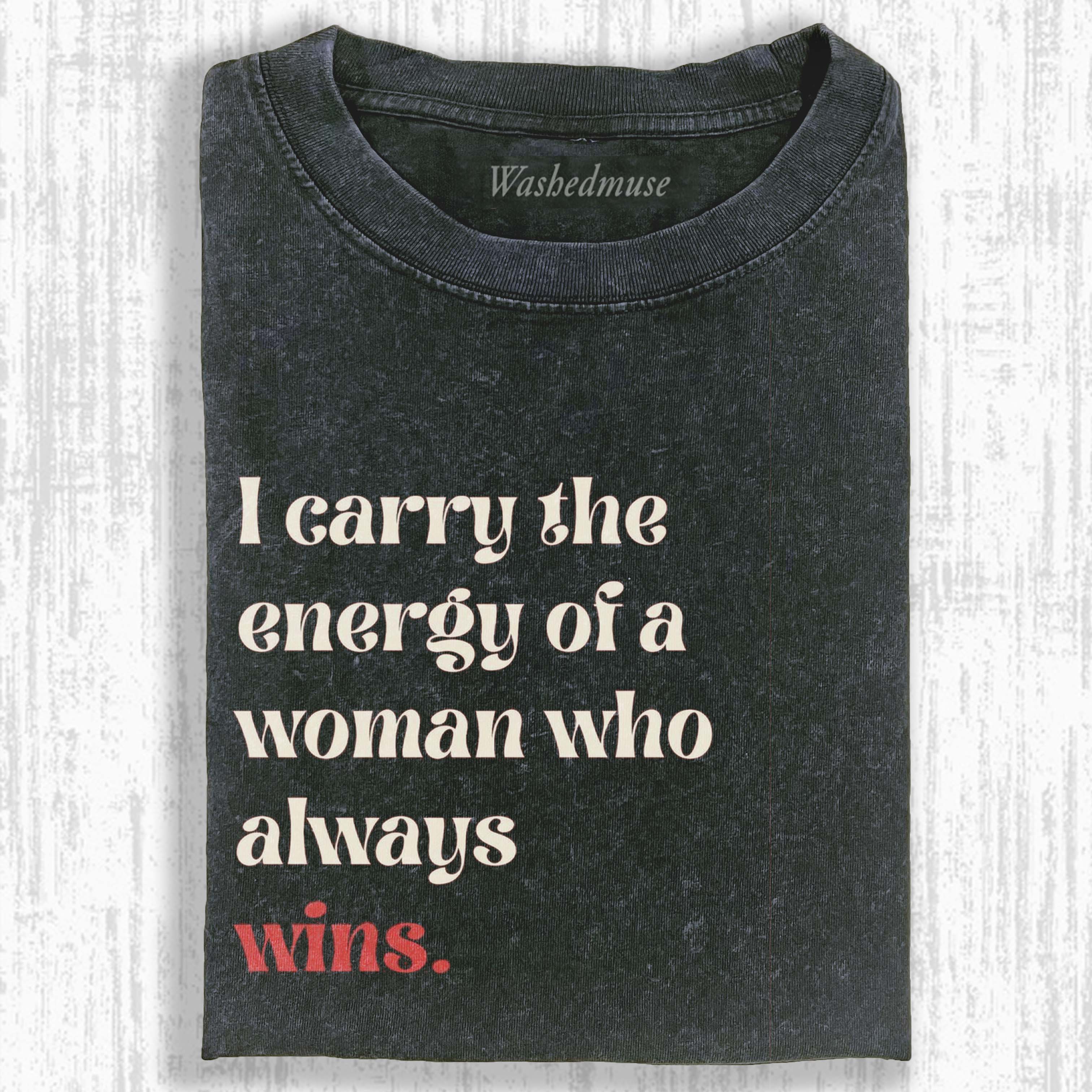 WINNING WOMAN VIBE T-SHIRT