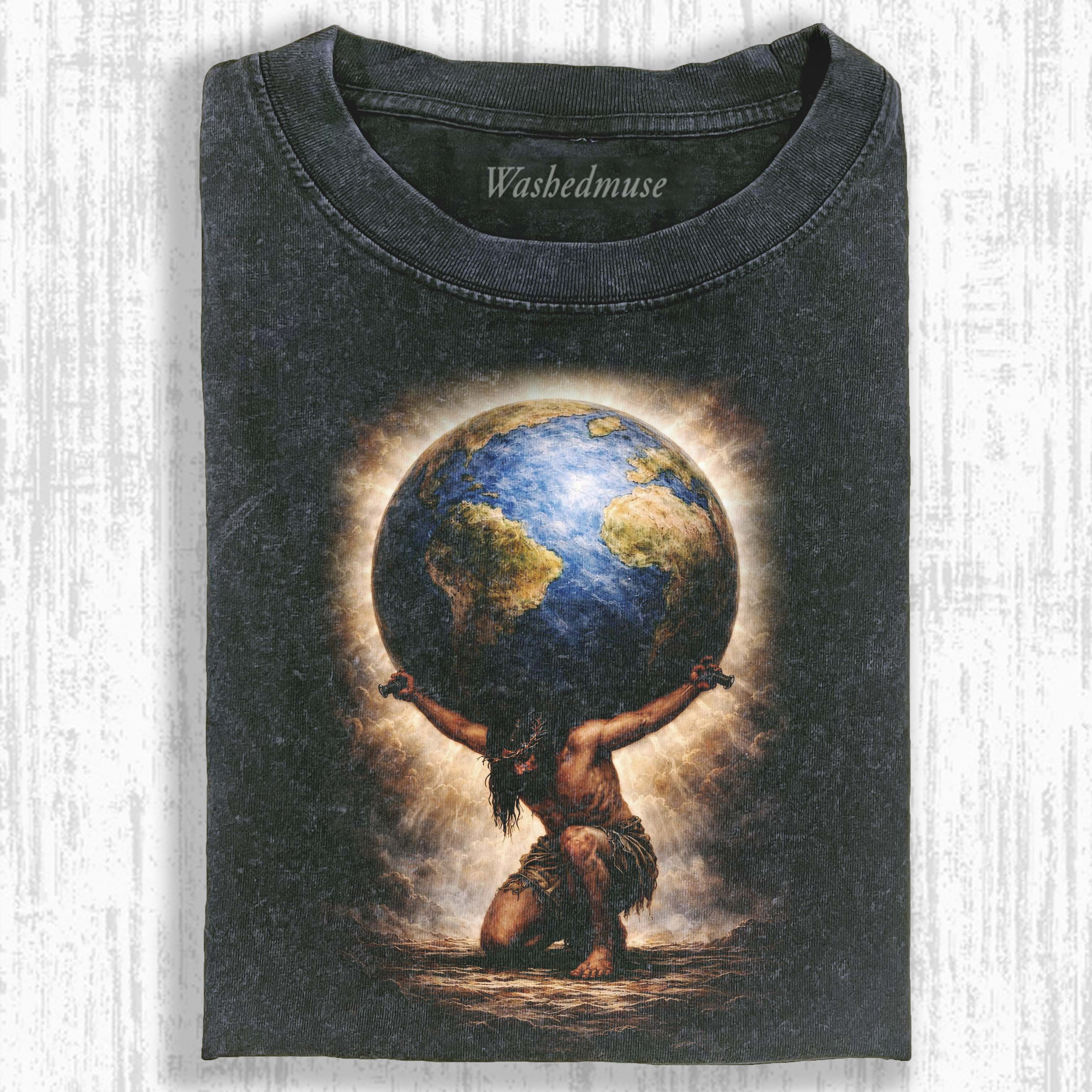 WORLD ON MY SHOULDERS T-SHIRT