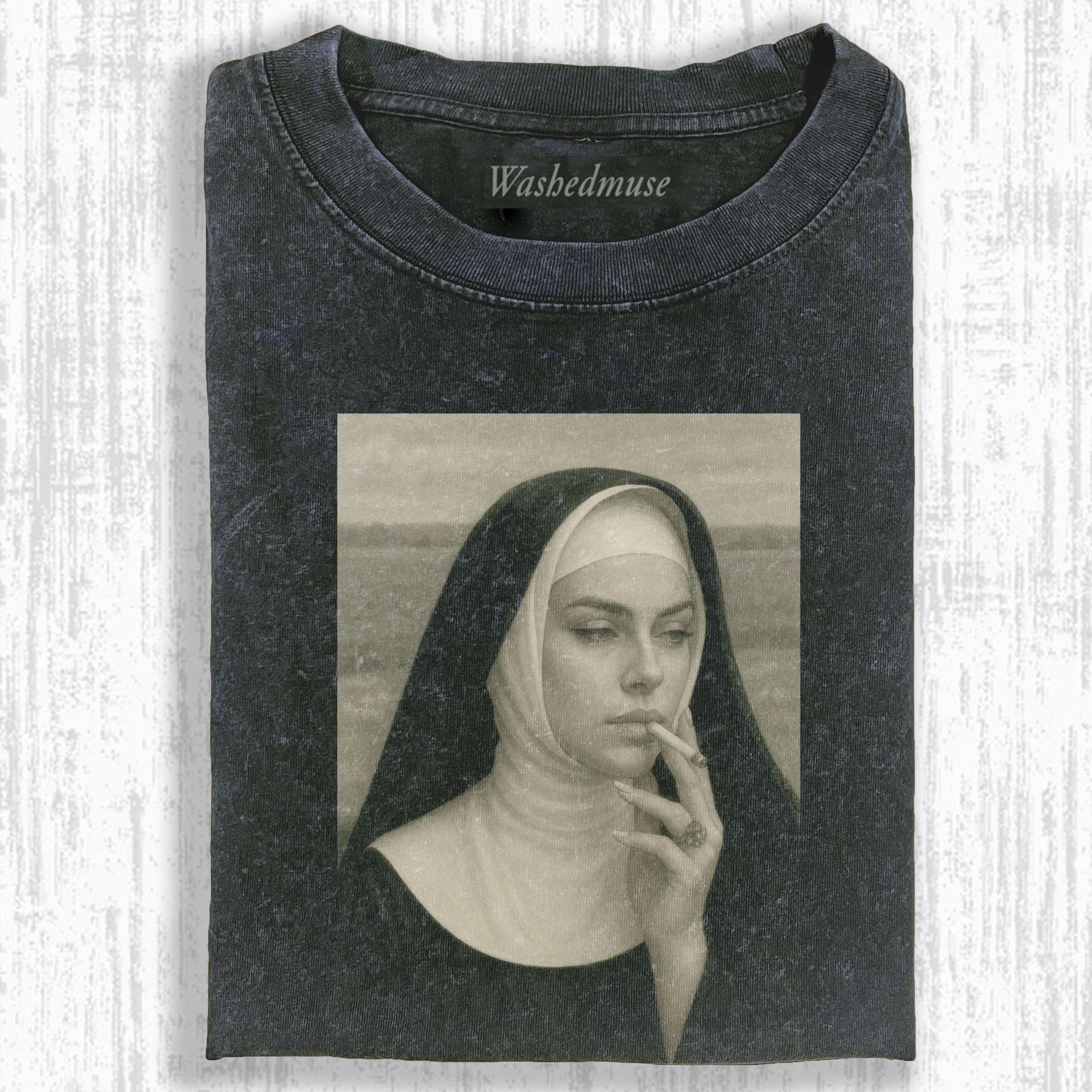 SMOKING NUNS  T-SHIRT