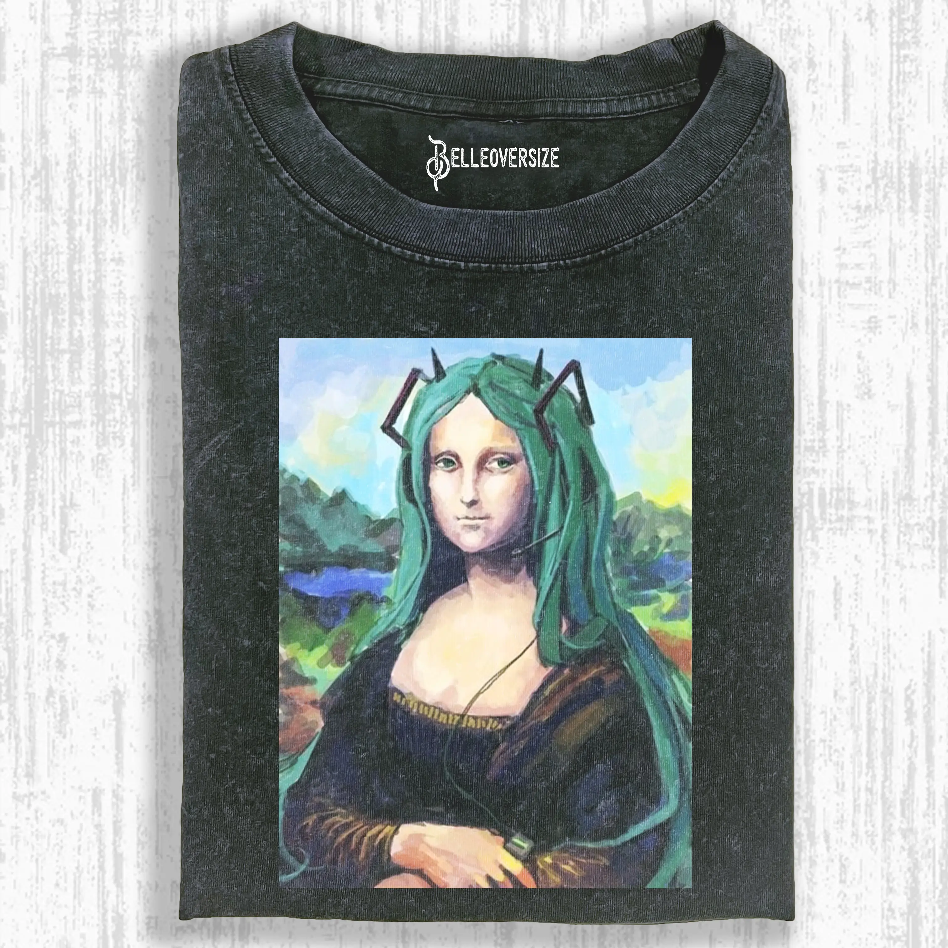 MONA LISA & HATSUNE MIKU T-SHIRT