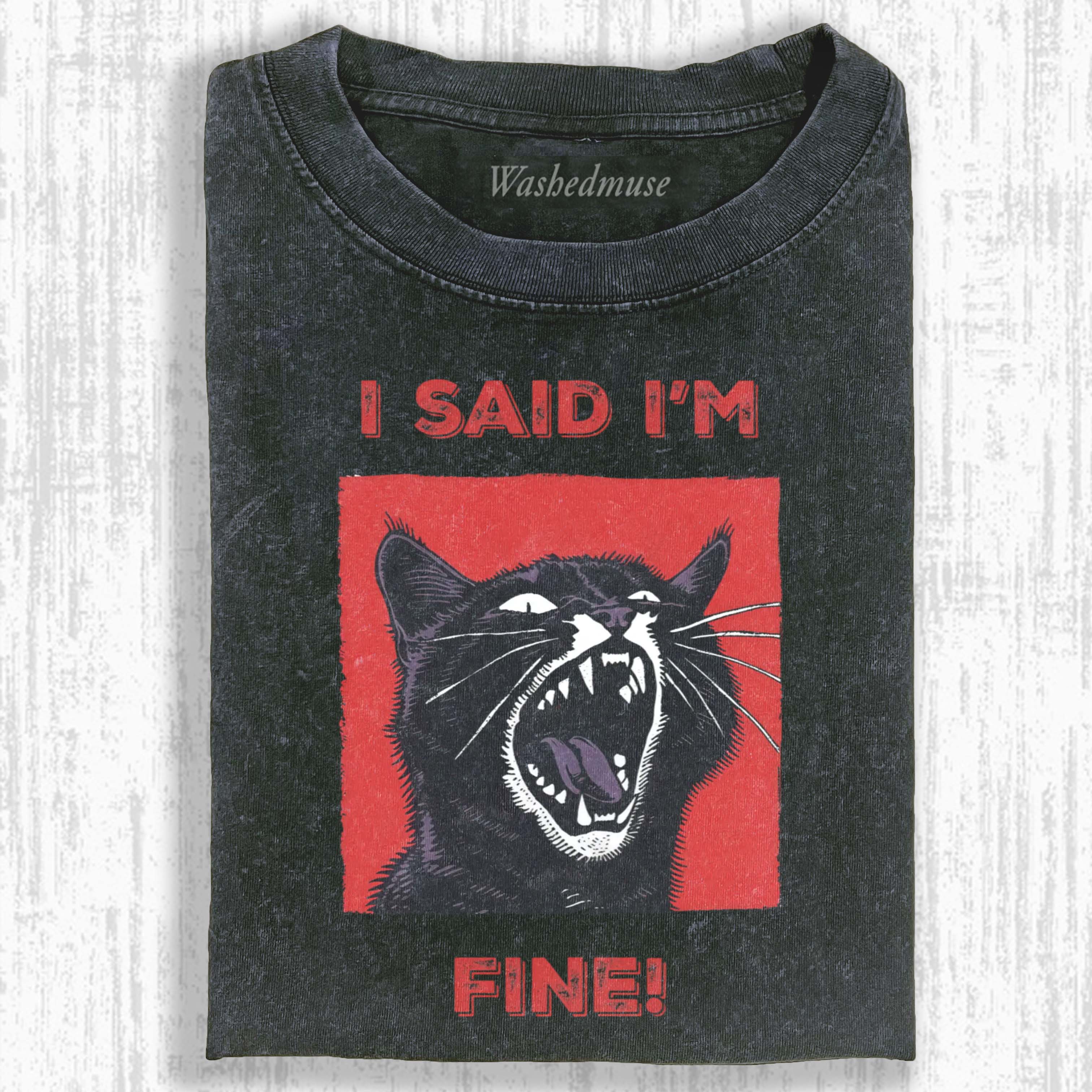 ANGRY CAT T-SHIRT