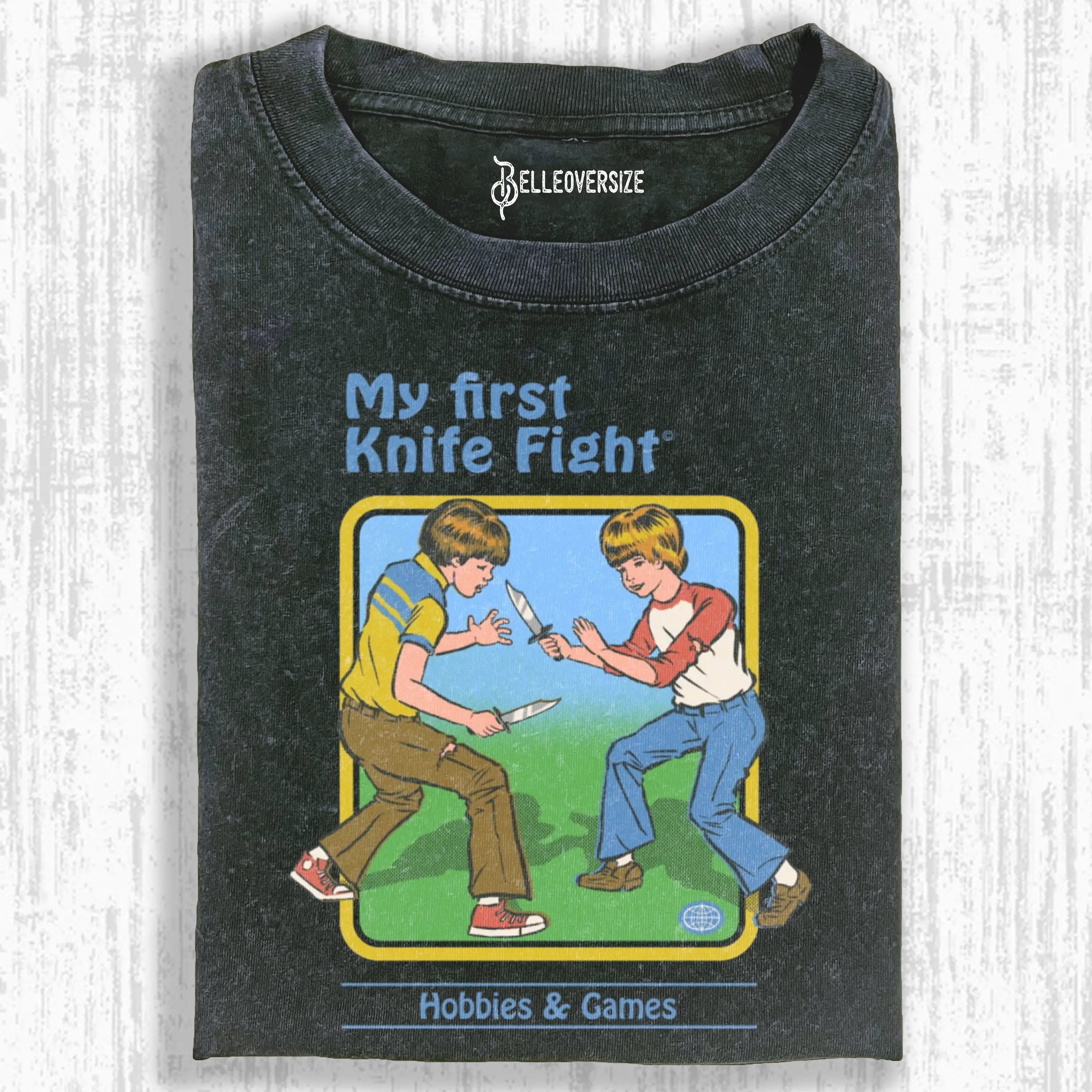 MY FIRST KNIFE FIGHT T-SHIRT