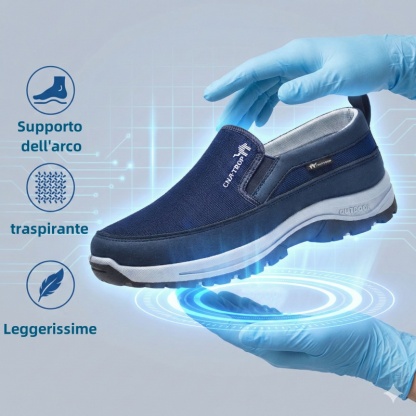 🐂【Prodotto negli USA】【⏰Sconto del 30% oggi - Non perderlo!】✅Pelle di prima qualità + Cucito a mano - Un articolo indispensabile🔴Di' addio al dolore ai piedi