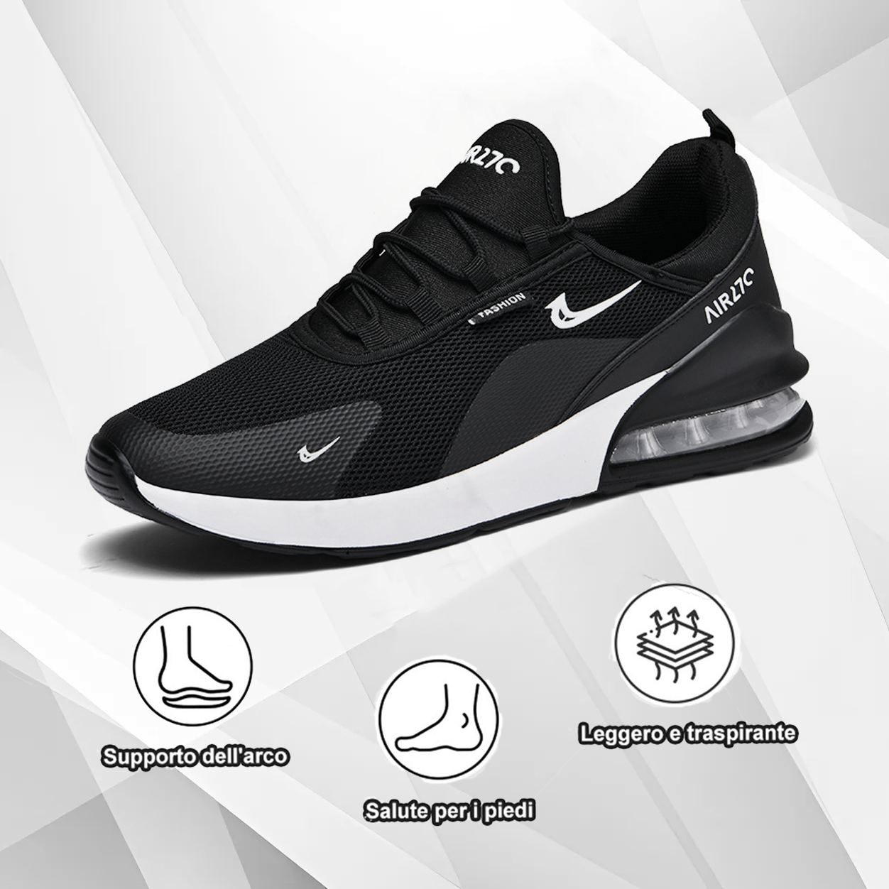 (🔥Sconto del 50% oggi - non lasciartelo sfuggire) Sneakers alla moda - (traspiranti, antiscivolo e perfette per l'esercizio fisico)