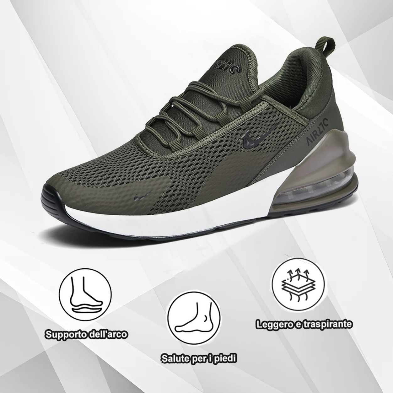 (🔥Sconto del 50% oggi - non lasciartelo sfuggire) Sneakers alla moda - (traspiranti, antiscivolo e perfette per l'esercizio fisico)