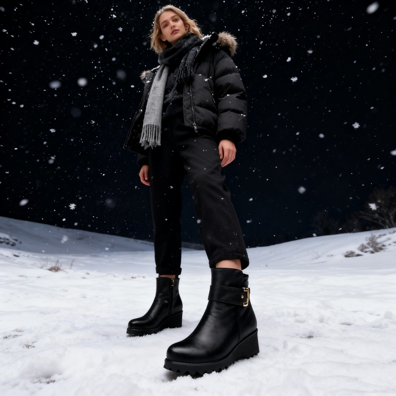 (🔥Sconto del 50% per un periodo limitato: non perdere questa opportunità)⏰ - Scarpe in morbida e comoda pelle di lana - Impermeabili e antiscivolo (stile e calore)