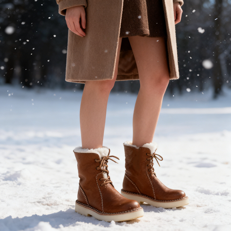 🐂【Pelle Premium】【⏰Sconto del 50% oggi - Non perderlo!】✅Punta larga + Cucitura a mano + Fodera in lana🔴Approvato CE / Dispositivo medico