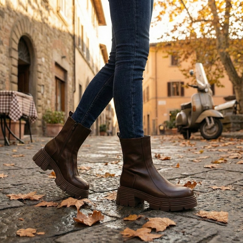 🐂【Pelle Premium】【⏰Sconto del 50% oggi - Non perdertelo!】✅Pianta Larga + Impermeabile e antiscivolo + Memory Foam + Supporto dell'arco plantare🔴Certificato CE/Dispositivo medico