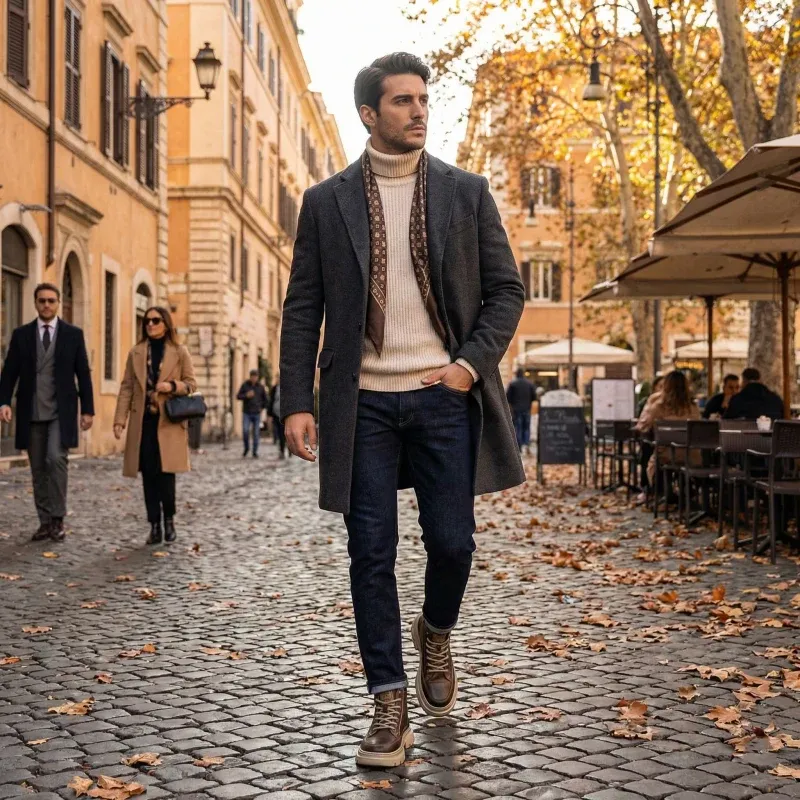 🐂【Pelle Premium】【⏰Sconto del 50% oggi - Non perdertelo!】✅Punta larga + Cucito a mano + Memory Foam 🔴Certificato CE/Dispositivo medico