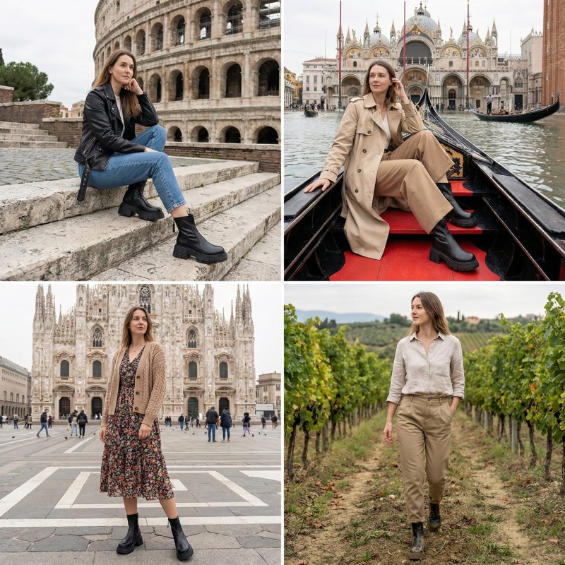 🐂【Pelle Premium】【⏰Sconto del 50% oggi - Non perdertelo!】✅Pianta Larga + Impermeabile e antiscivolo + Memory Foam + Supporto dell'arco plantare🔴Certificato CE/Dispositivo medico