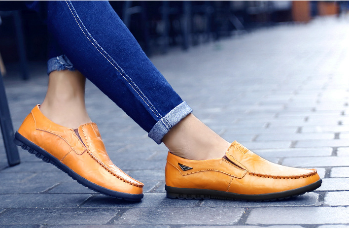 (🔥Sconto del 50% oggi - non perdertelo) - Mocassini slip-on italiani morbidi e comodi in pelle di vitello