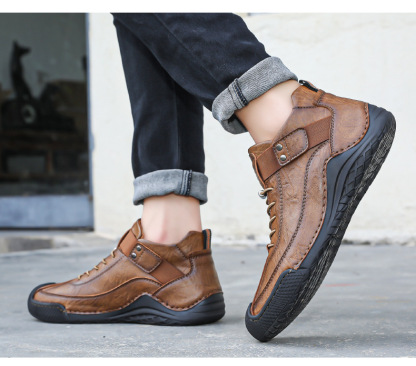 (🔥Sconto del 50% oggi - non lasciartelo sfuggire) - Scarpe in morbida ed elegante pelle di vitello (antiscivolo, resistenti all'usura e comode)