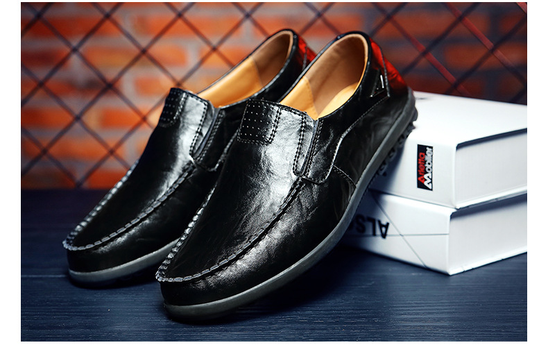 (🔥Sconto del 50% oggi - non perdertelo) - Mocassini slip-on italiani morbidi e comodi in pelle di vitello