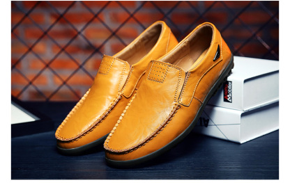 (🔥Sconto del 50% oggi - non perdertelo) - Mocassini slip-on italiani morbidi e comodi in pelle di vitello
