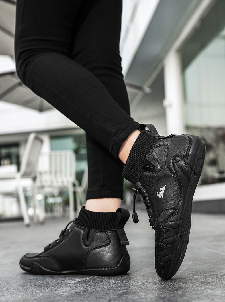 (🔥Sconto del 50% oggi, non lasciartelo sfuggire!) ⏰ -Stivali Martin casual alti per uomo e donna （Peluche opzionale）