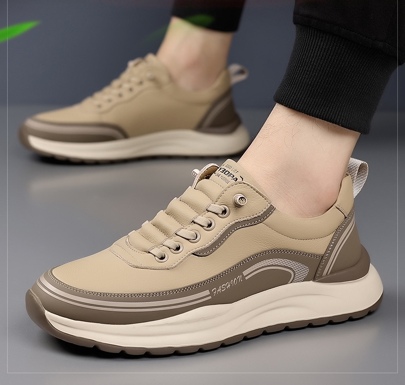 🐂【Solette intelligenti】Prodotte negli Stati Uniti✅ Pelle di alta qualità + cucite a mano - Un must per gli uomini🔴 Podologo portatile