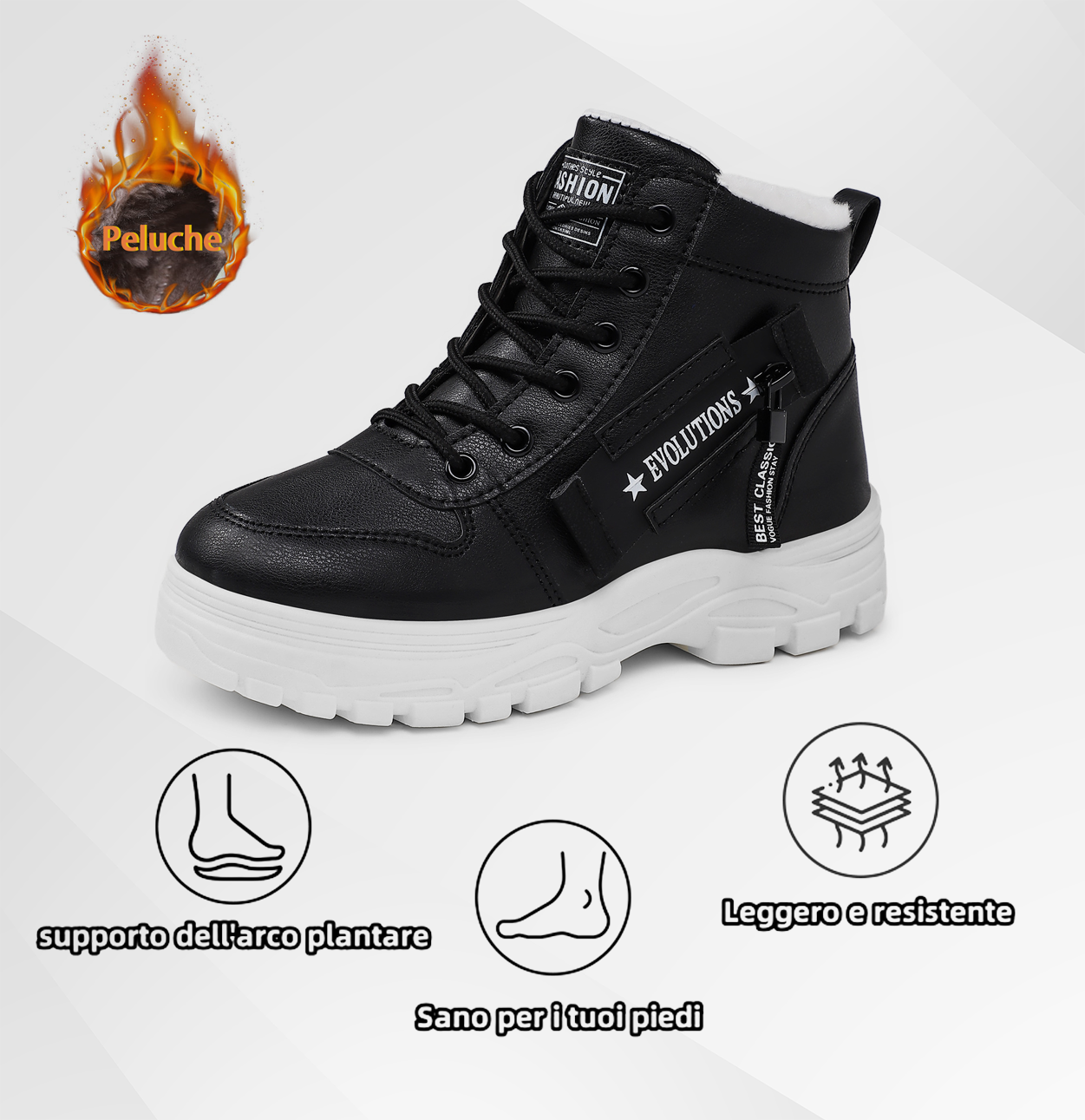 (🔥Sconto del 50% a tempo limitato - Non lasciartelo sfuggire!)⏰ - Scarpe invernali in lana morbide e comode (supporto dell'arco plantare, per camminare più facilmente)