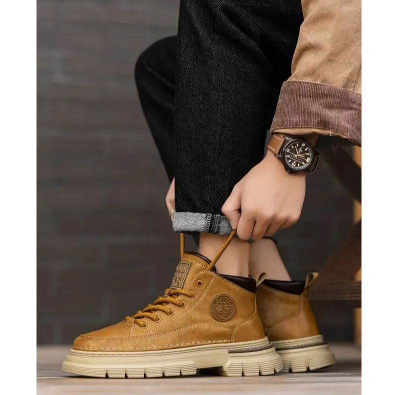 🐂【Pelle Premium】【⏰Sconto del 50% oggi - Non perdertelo!】✅Punta larga + Cucito a mano + Memory Foam 🔴Certificato CE/Dispositivo medico