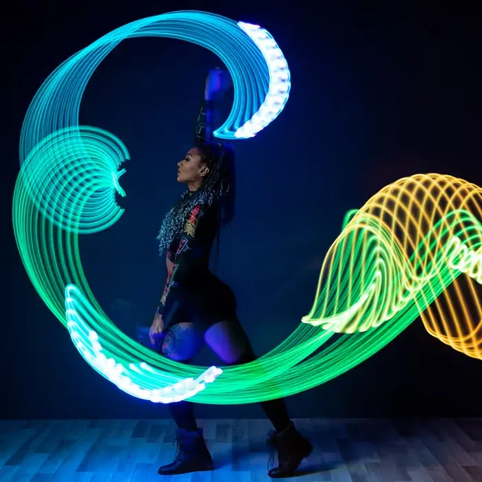 Vibrant LED Flow Fans LED