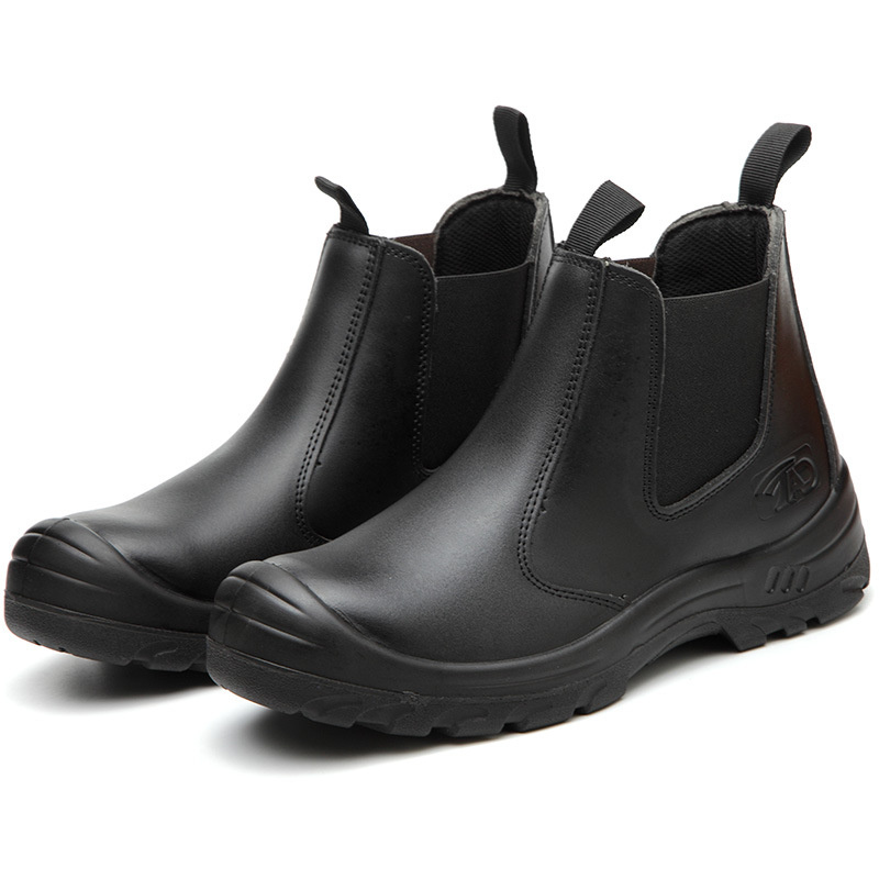 🏃👟Clearance!!🔥Last Hour!!🔥Men's Comfortable Waterd and Oilproof Steel-Toe Box Protecter Iron Workers Chelsea Boots