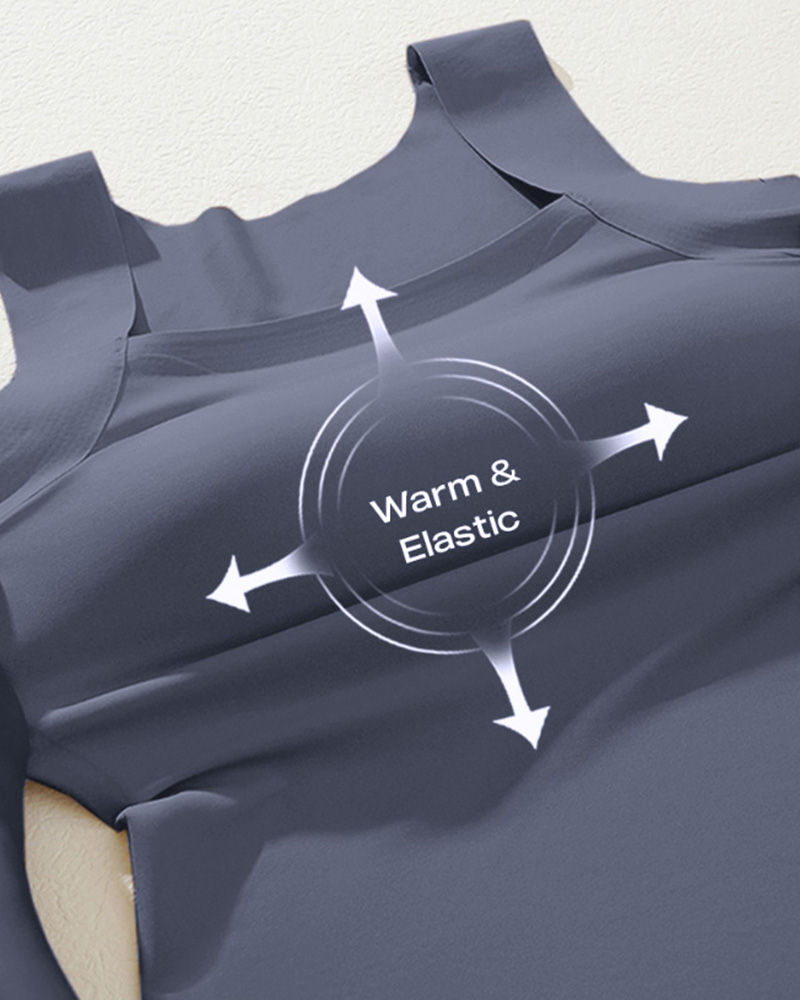 🔥U Neck Shapewear Built-in Bra Tank