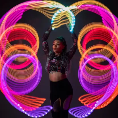 Vibrant LED Flow Fans LED