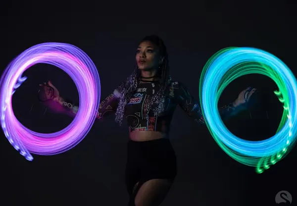 Vibrant LED Flow Fans LED