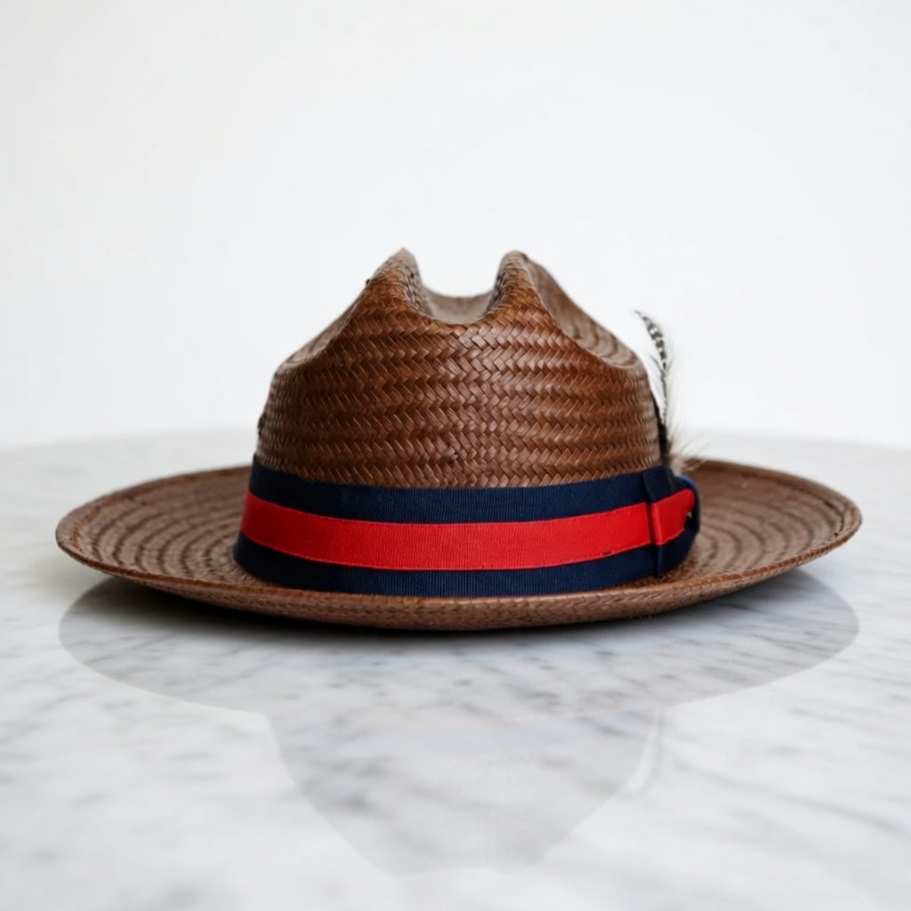 Miller Ranch Fedora Hat - Retro Straw