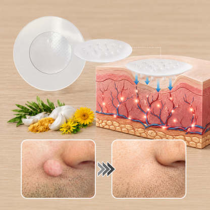 ✨2-in-1 Microneedle & Hydrocolloid Patch🍀| Removes Raised Moles, Acne, Flat Warts & Skin Tags | Helps Improve Wrinkles, Scars & Blemishes | Invisible Patches for Face & Body