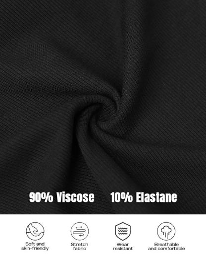 Built-in Bra 2 Piece Athletic Tank Tops for Women Ribbed Tank Top