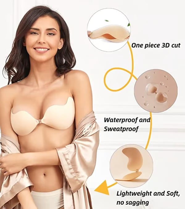 🌷Invisible Diva Strapless Backless Push up Bra