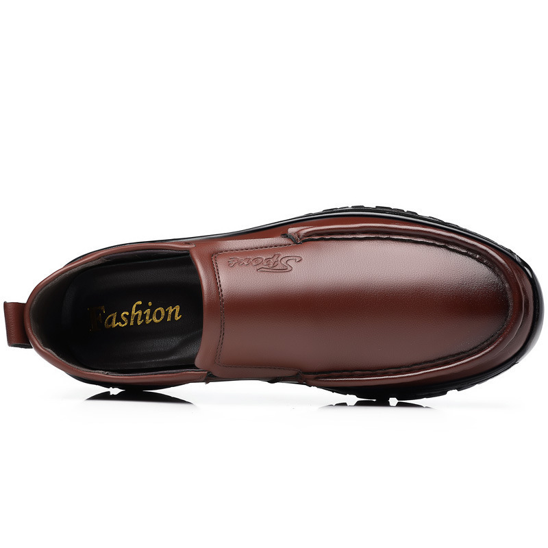 MEN'S EXTENDED WIDTH FOOT AND HEEL COMFORTABLE PLATFORM CASUAL SHOES