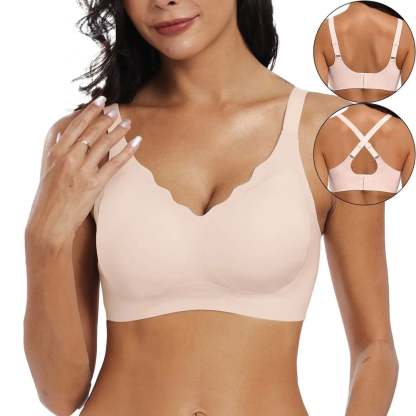 💖Seamless Scalloped Push-Up Bra