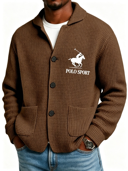 Autumn And Winter Solid Color Stand Collar Knitted Sweater Jacket
