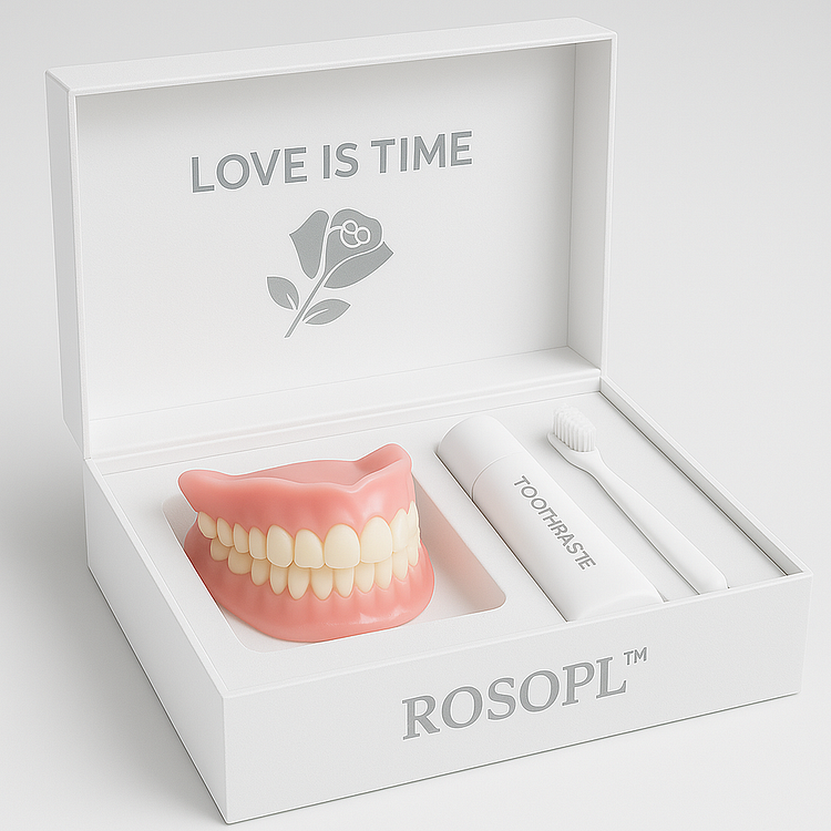 🔥Ends Today: 70% OFF! 🦷ROSOPLTM Custom-Fit Full Functional DenturesMake you more confident