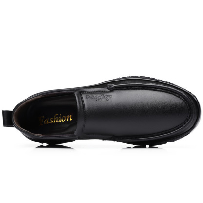 MEN'S EXTENDED WIDTH FOOT AND HEEL COMFORTABLE PLATFORM CASUAL SHOES