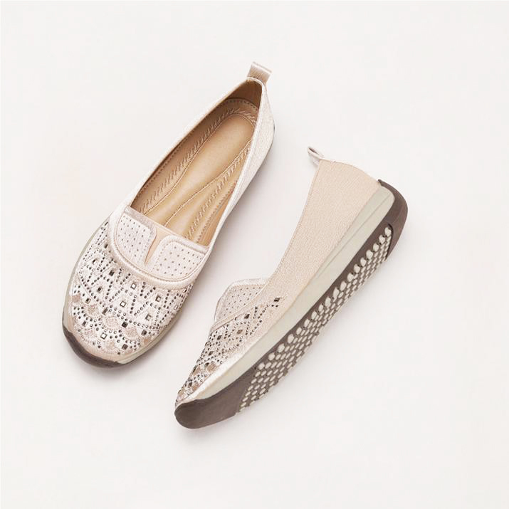 🥿48% OFF !!!✨Clearance!!✨Women's Daily Comfortable Lightweight Breathable Arch Support Slip-On Sneakers