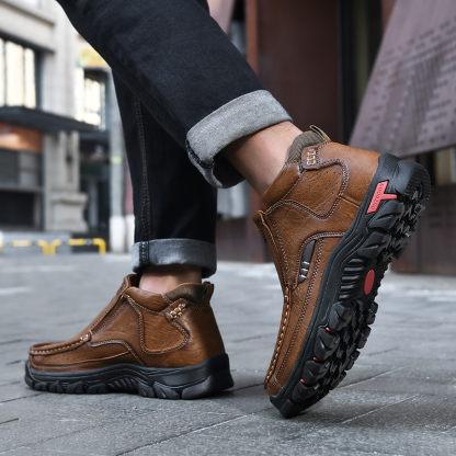 ⏰Letzter Tag: 70 % Rabatt – Die meistverkauften Herren-Freizeitstiefel 2025: Rutschfeste Orthopädie-Lederstiefel mit dicker Sohle