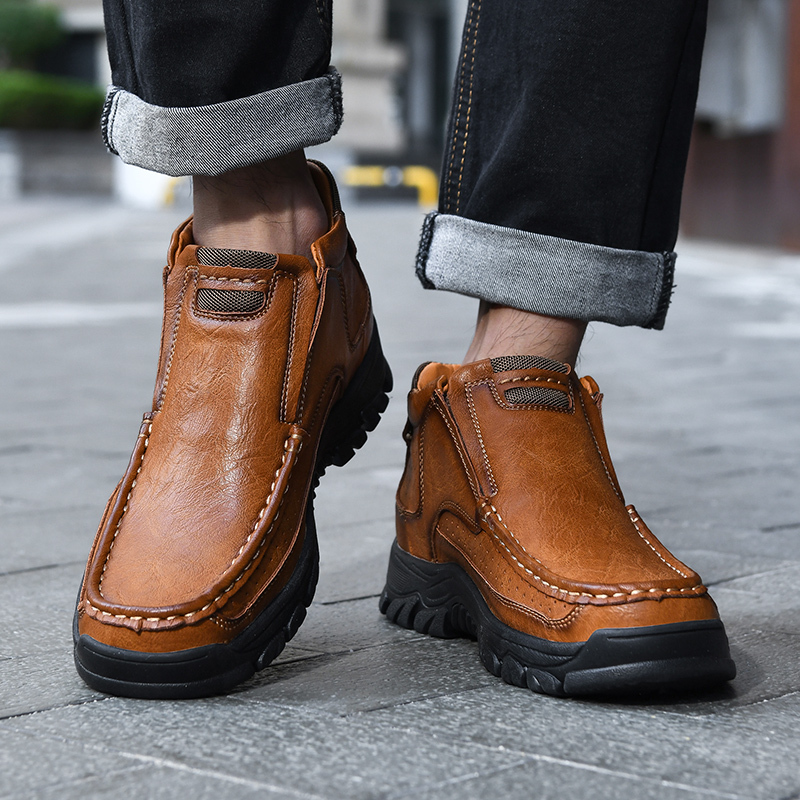 ⏰Letzter Tag: 70 % Rabatt – Die meistverkauften Herren-Freizeitstiefel 2025: Rutschfeste Orthopädie-Lederstiefel mit dicker Sohle