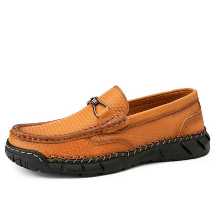 🔥Last Day 60% OFF🔥Men's genuine calfskin leather Slip-On Loafers