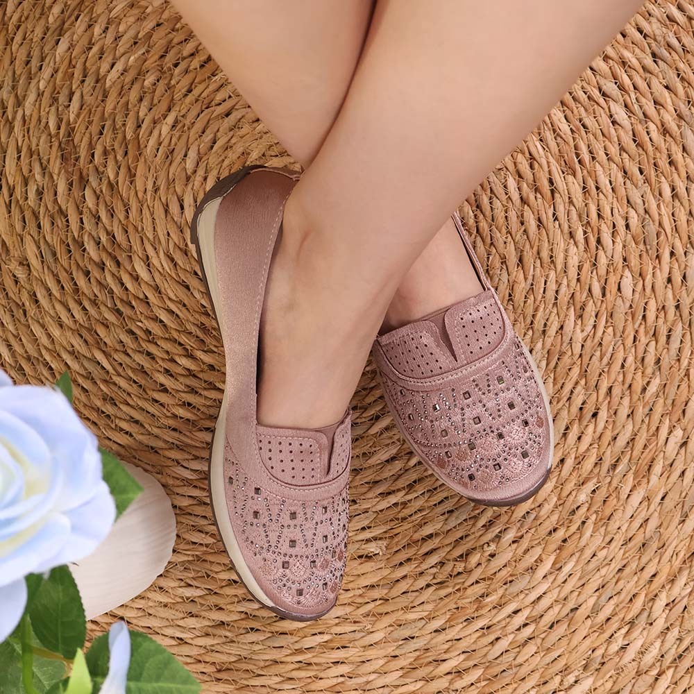 🥿48% OFF !!!✨Clearance!!✨Women's Daily Comfortable Lightweight Breathable Arch Support Slip-On Sneakers