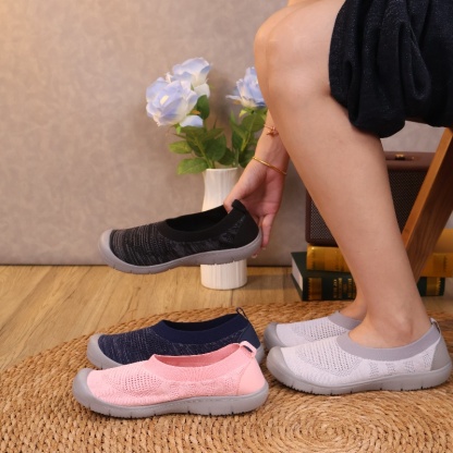 🌸🎉 Trendy Must-Have! Only a Few Left! ✨🥿💫Women's Hiking Lightweight Comfortable Breathable Non-slip Wide Toe Arch Support Orthopedic Slip-On Walking Shoes