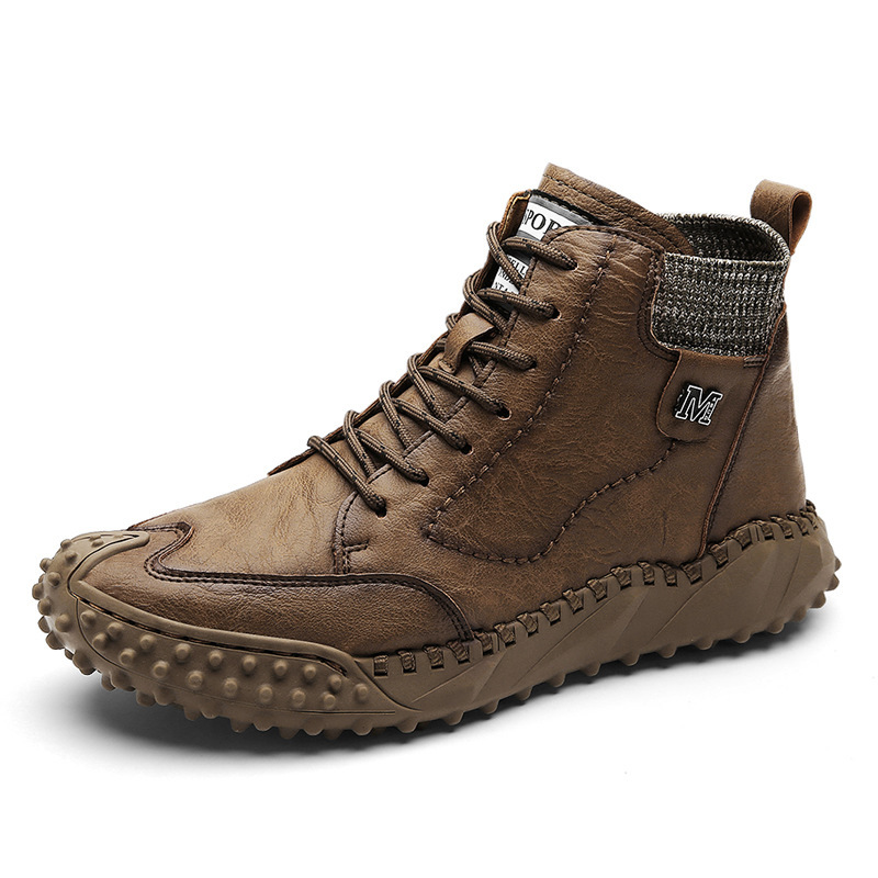 Men's Fashion Leather Warm Outdoor Boots